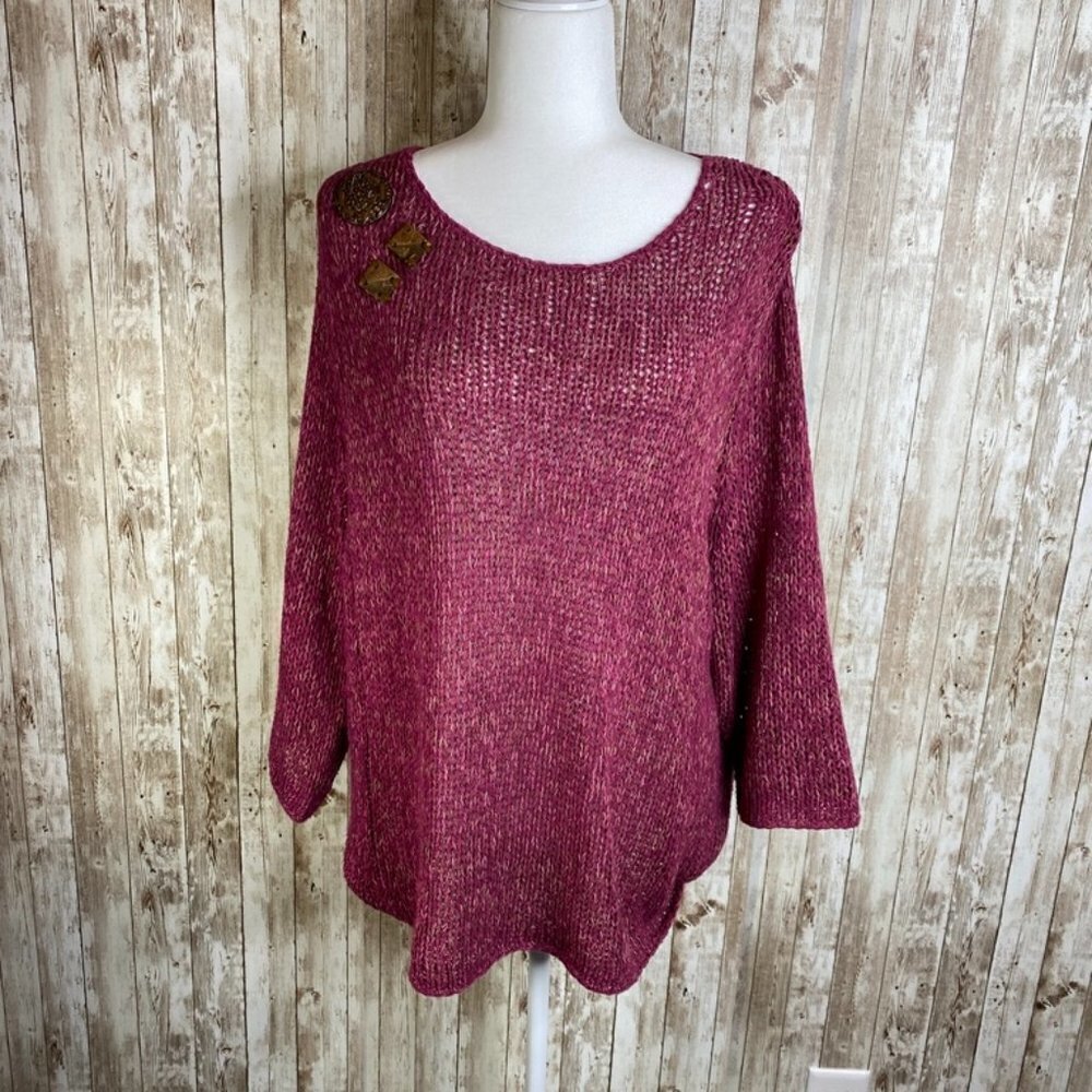Women’s Peck & Peck Loose Knit Sweater size 2X